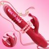 Rabbit Thrusting Vibrator for Women Powerful G-Spot Dildo Vibrating Rotating Beaded Clit Stimulator Female Masturbator Sex Toys