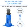 2Pcs 12 Ton /22 Ton Pin Type Car Jack Stands, Heavy Duty Pin-Style Supports with Quick-Release Locking for Trucks, RVs & SUVs