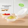 Temijia Biodegradable Sugarcane Pulp Disposable Bowls 350ml, 30-Pack