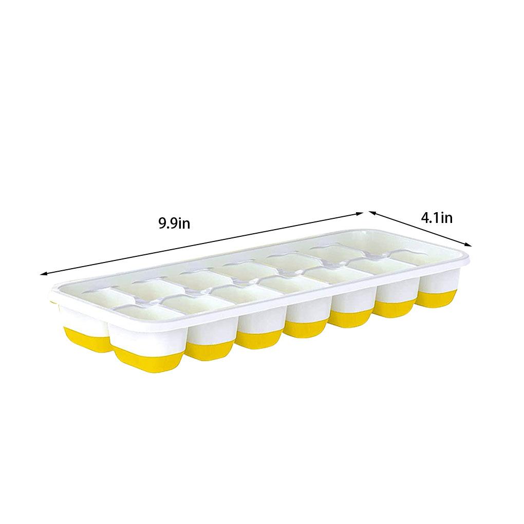 Ice Mold Cube Maker DIY Tray Kitchen Gadget Silicone Smooth Surface Household Accessories Washable Cream Makers