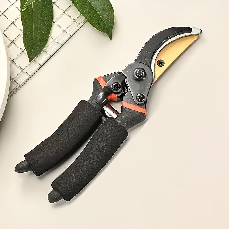 1 Piece of Thick SK5 Steel Pruning Scissors for Strong Trimming of Rough Fruit Trees Gardening and Pruning Sponges Comfortable