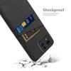 For Asus Zenfone 11 Ultra 5G Case Cloth Texture Anti-Scratch Phone Cover with Card Slots