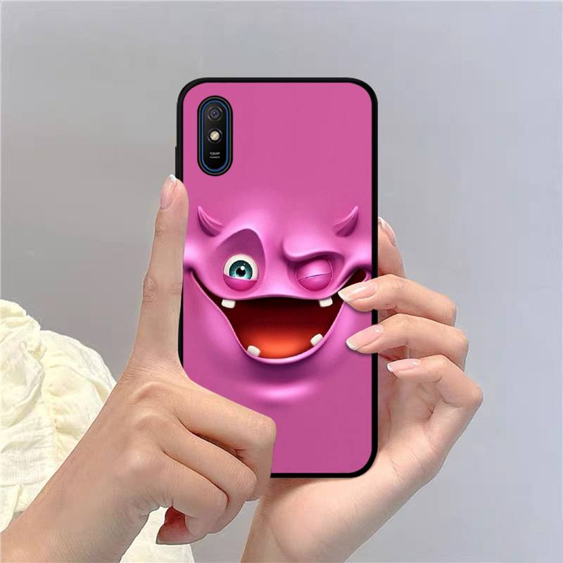 Lustiges Gesicht Telefonkasten für Redmi 9A 8A 7A 7A 7 6A 5A 5 Plus 4X S2 GO K20 K30 6 Note 8 9 Pro Cover