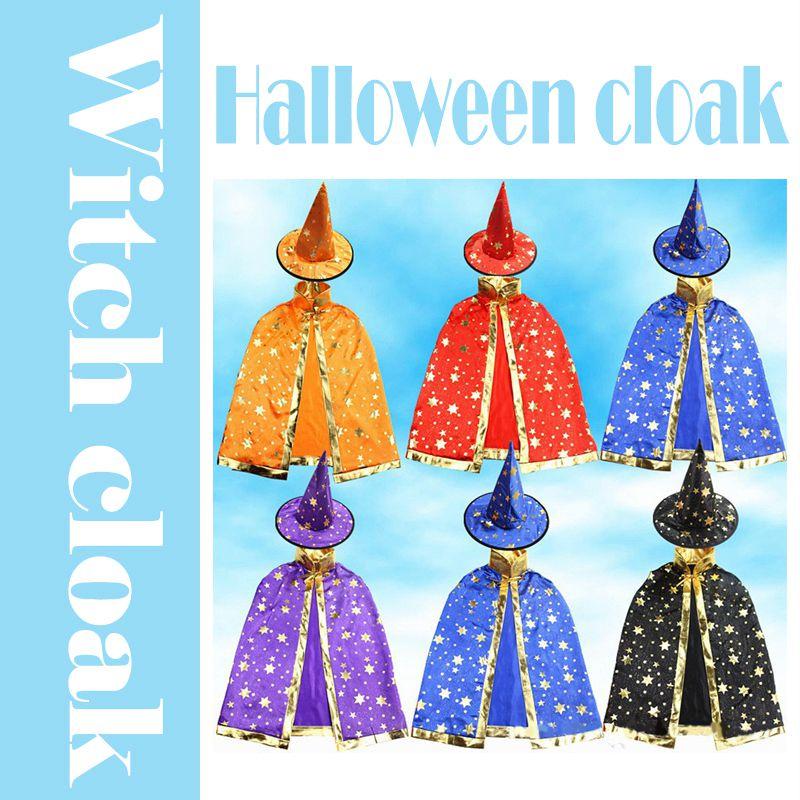 Stunning Halloween Cape With Elegant Hat For Kids And Adults Costume Parties