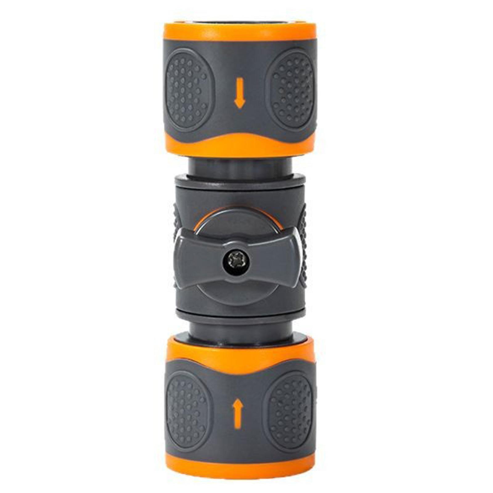 

Двойной быстроразъемный ниппельный шланг, легкое соединение, шланг для полива цветов, пластиковая текстура, подходит для использования дома и в саду