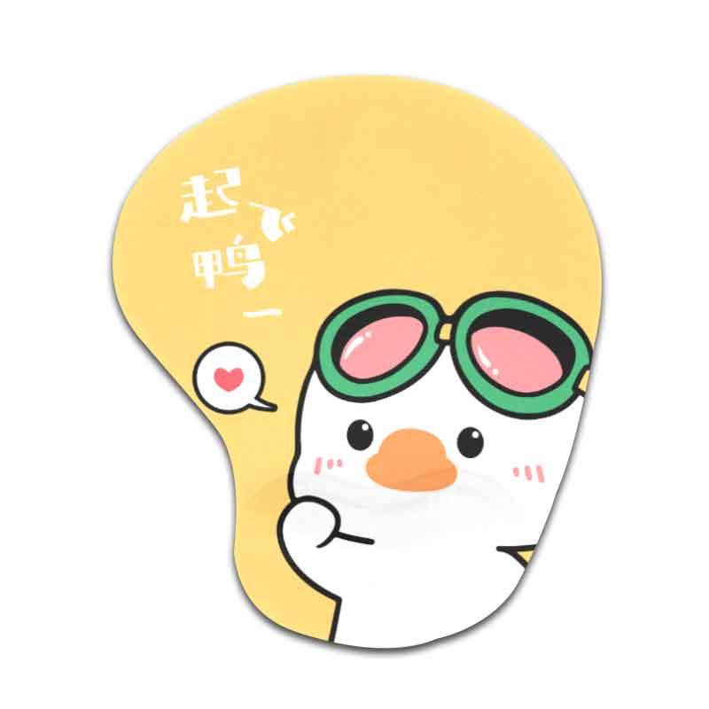Creative Cartoon Silicone Wrist Rest Mouse Pad & Keyboard Hand Rest - Cute Desk Mat