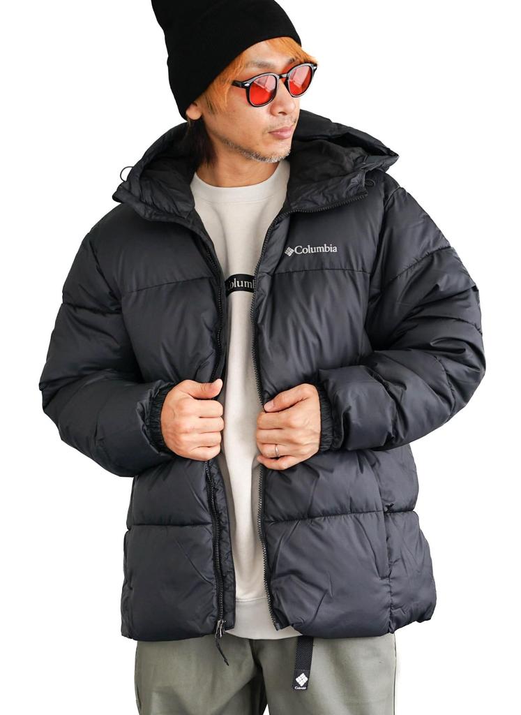 Columbia Perfect II Hooded Jacket WE2300 010 Black L Men's / [FW24]