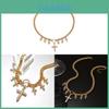 Cross Pendant Necklace With Metal Chain And Elegant Geometric Style For Womens Jewelry