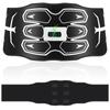For EMS Abdominal Muscle Training Belt No Gel Sheets 6 Abdominal Muscle Just Spray with 6 15 Intensity LCD USB Abdominal Muscle Diet Adjustable Belt