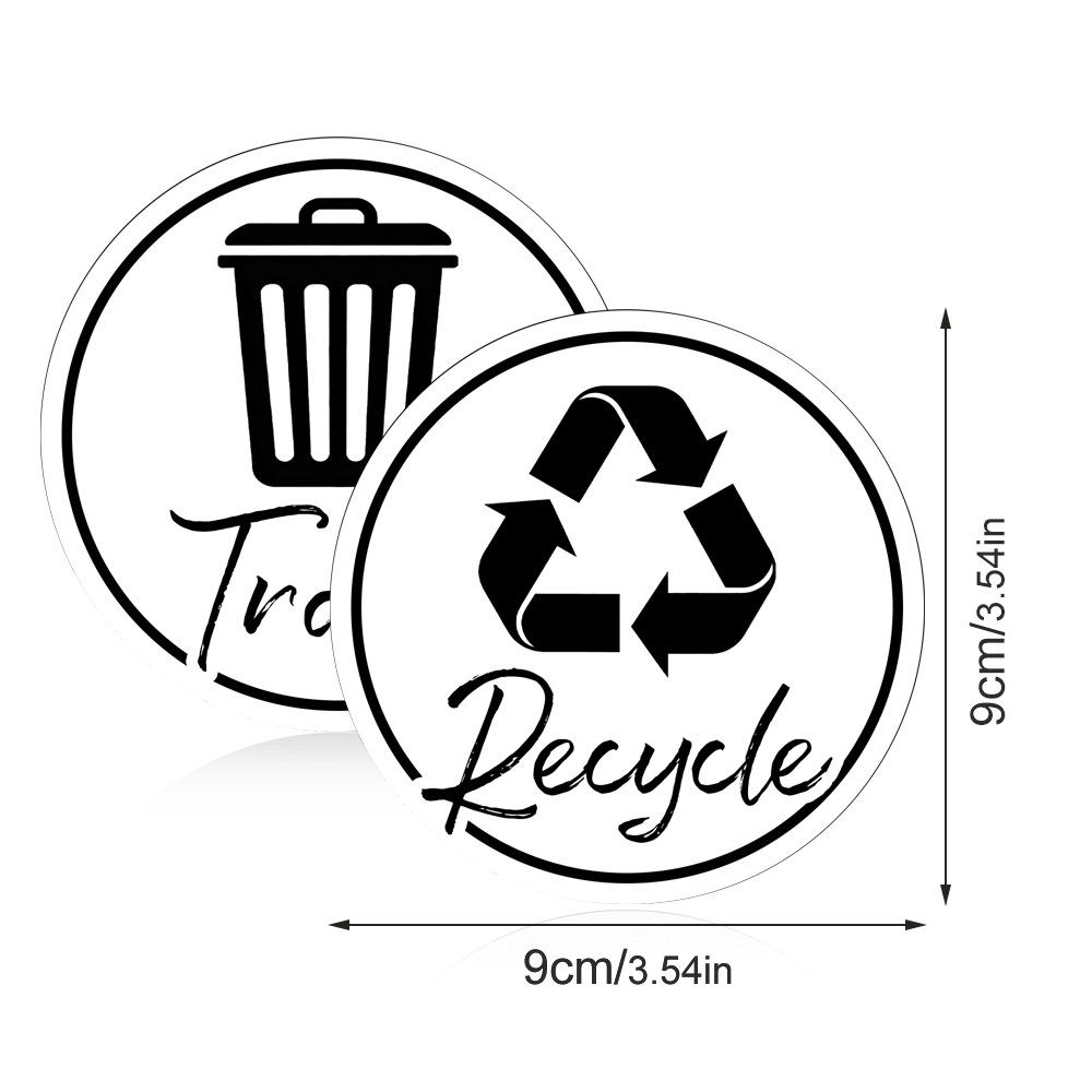 CT710 Eco-Friendly Magnetic Labels for Trash Sorting