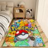 Fashion Entrance Mat Living Room Rugs Decoration P-Pokemon Bedrooom Carpet for Kitchen Super Absorbent Bathroom Rug Balcony Door