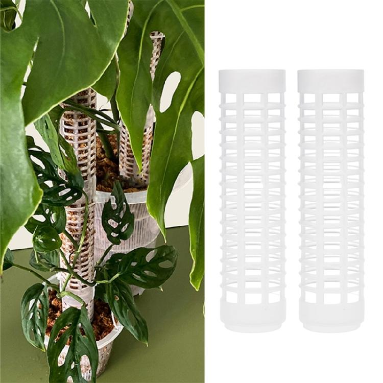 Plant Trellis Supporting Stick Plastic Moss Rod Indoor Plant Pot Stand Green Dill Vine Garden Supporting Accessories