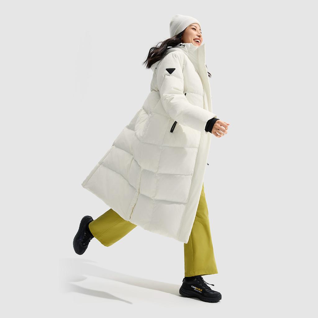 Li Ning Hot Pots Down Collection Down Jacket Women's Ivory AYMU242-1