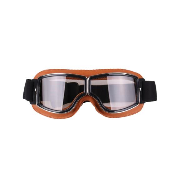 Unisex Vintage Motocyklové Pilotní Brýle Odolné proti Větru a Prachu pro