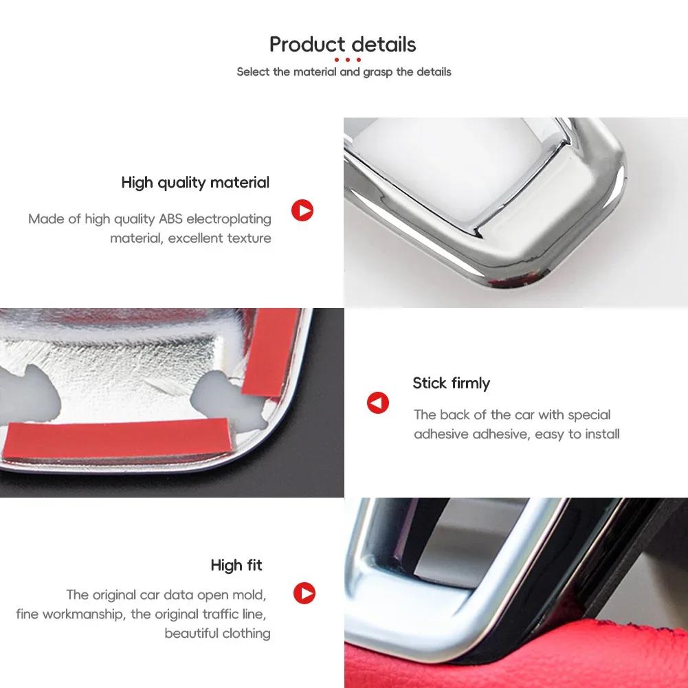 Car Steering Wheel Decoration Cover Trim Sticker for Volkswagen VW Passat B8 Tiguan MK2 Golf 7 7.5 MK7 MK7.5 E-UP Accessories