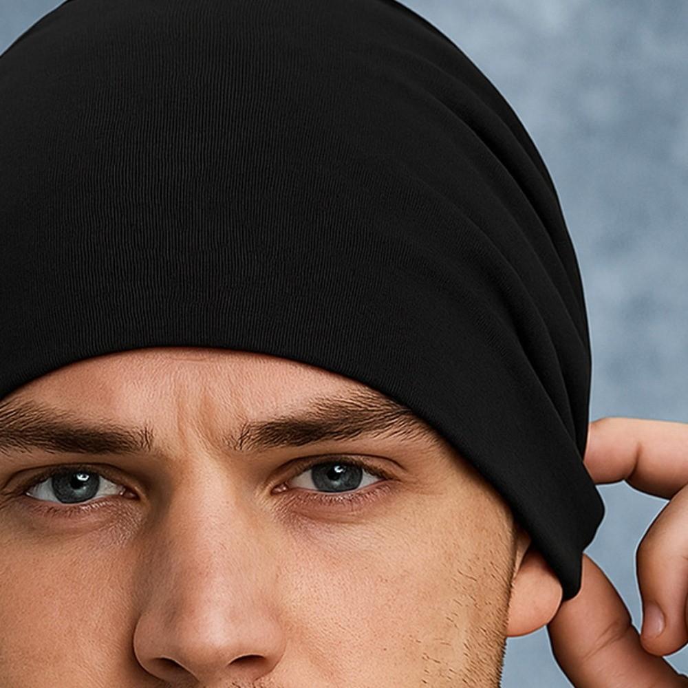 Adjustable Length Winter Sport Cap Elastic Outdoor Warm Hat Winter Cycling Running Hats Fishing