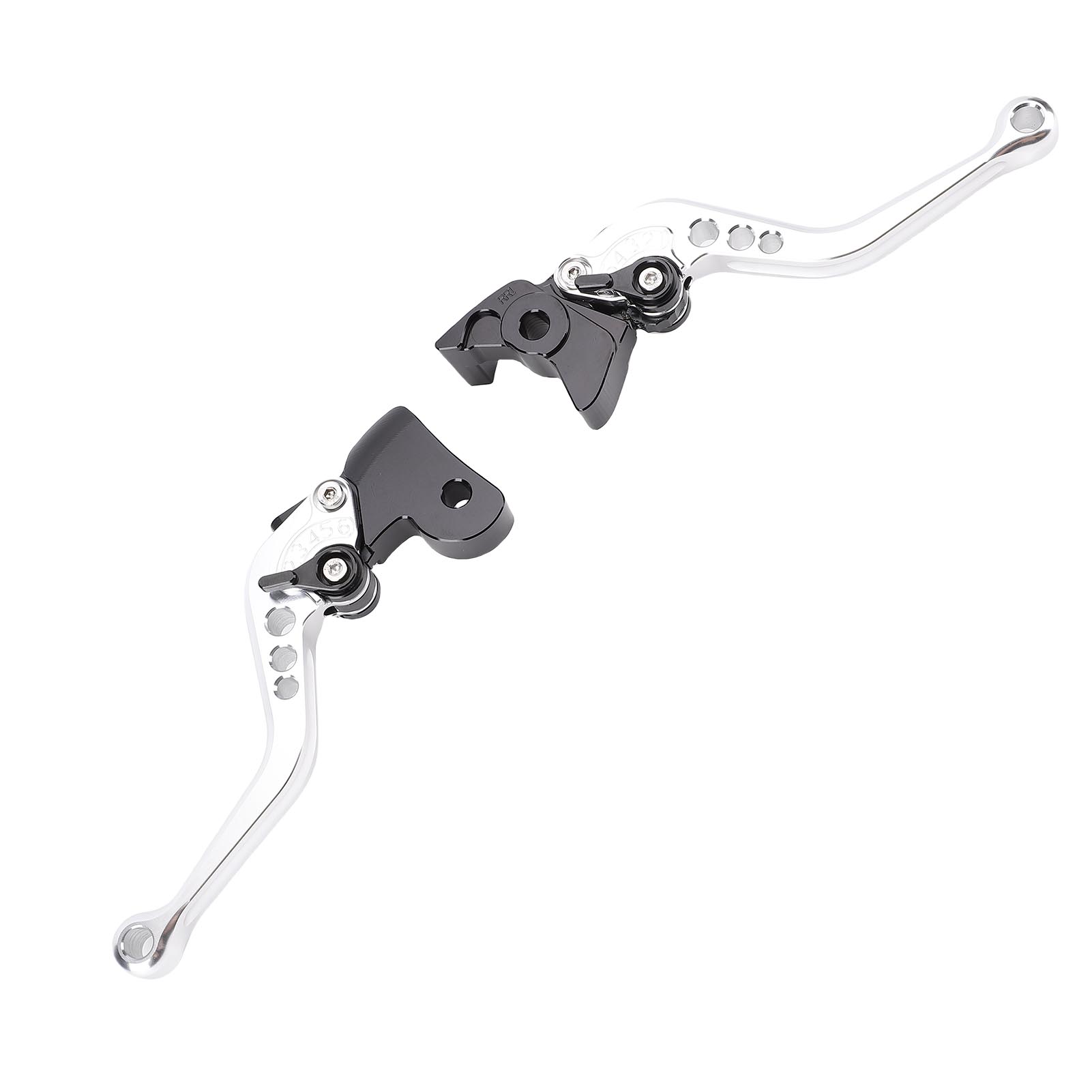 1 пара рычагов тормоза и сцепления мотоцикла, анодированные из алюминиевого сплава, короткие, регулируемые, комплект рычагов тормозной ручки, замена для
