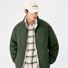 MINISO Men's Heavyweight Plush-Lined Stand Collar Winter Jacket