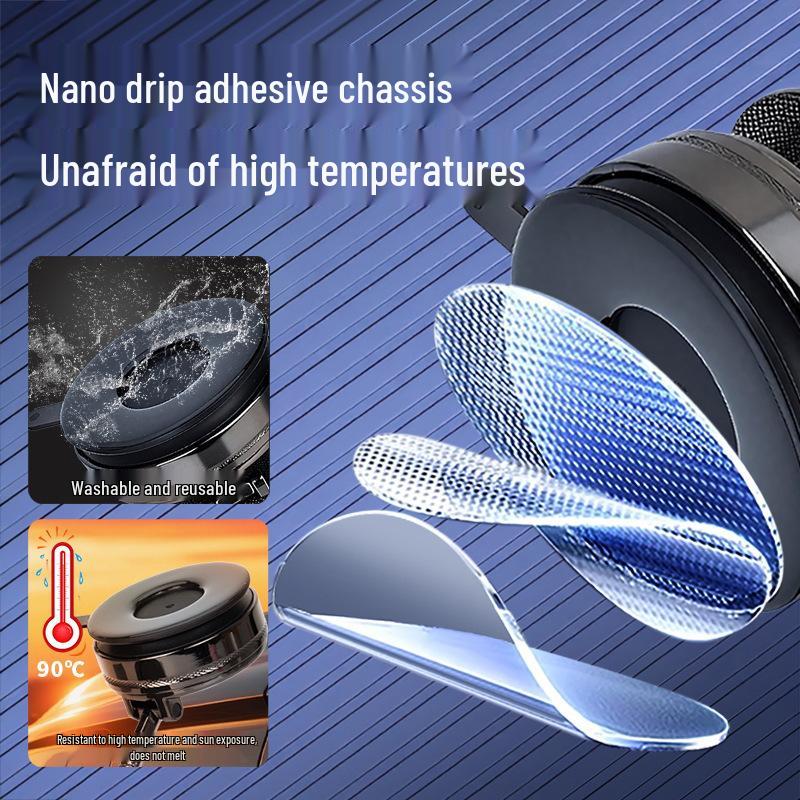 2025 Magnetic Universal Car Phone Holder - Metal Vacuum Suction Cup