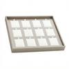 Jewelry Display Tray with Raised Frame Sturdy for Home Storage