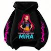 Fall and Winter Kpop Demon Hunter Children's Hooded Sweatshirt Cute Kpop Demon Hunter Tiger Top Harajuku Boys and Girls
