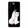 For Vivo V27e Case Cute Cartoon Cat Black Silicone Soft Phone Case For Vivo V27 Pro V27e Back Cover Cases V 27 E Pro Funda Coque
