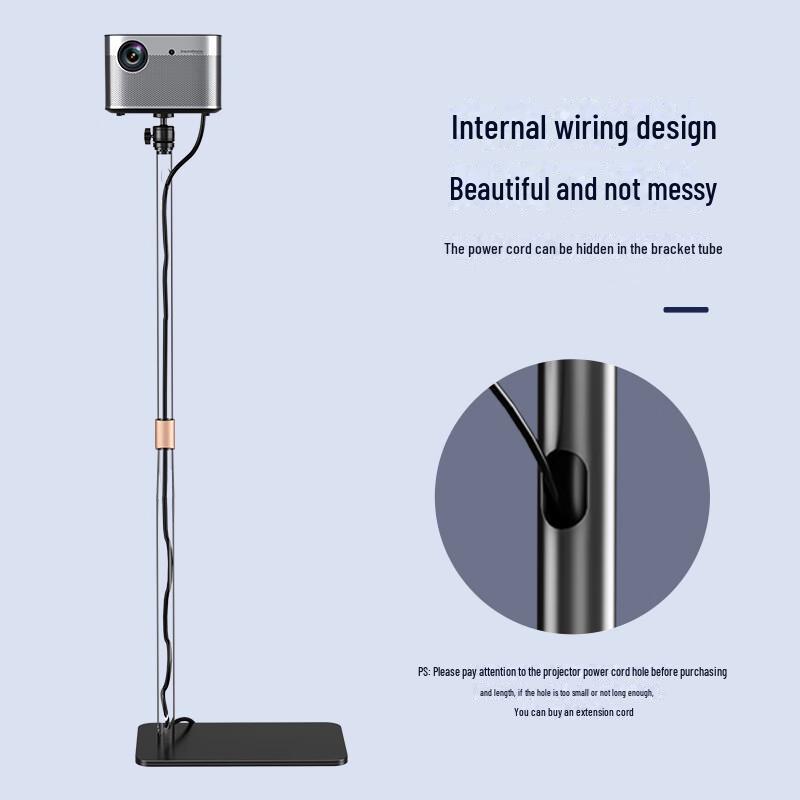 Biaz No-Punch Floor-Standing Bedside Projector Bracket