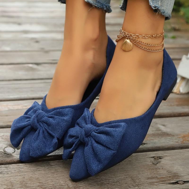 Summer Pointed Toe Shallow Mouth Breathable Comfortable Casual Flat Shoes Wear Resistant Non Slip Women's Loafers