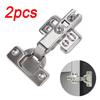 2Pcs Cabinet Hinges Steel Hydraulic Door Hinge Damper Buffer Soft Closing for Kitchen Cupboard Furniture Furniture