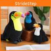 Colorful Beak Giant Plush Bird Toy Parrot Stuffed Animal Kids Home Decoration