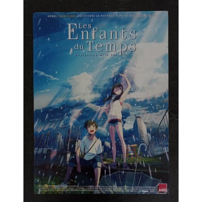 

Les enfants du temps Affiche originale de cinéma Roulée 53x39cm Makoto Shinkai