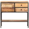 Sideboard 85 x 30 x 80 cm Rough Mango Wood