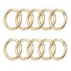 [Rinimie] 10pcs Round Carabiner Keychain Circle Key Ring Inner Diameter