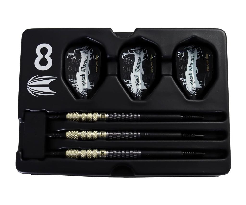 TARGET Black Mark Len Len Agwily Player Model MARQUE Darts 2BA Barrel [Target] (BLACK REYN) 17.5g