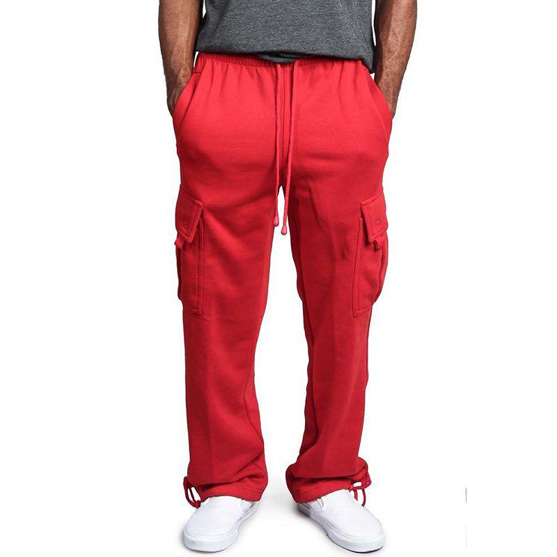 Sport Mens Pants Long Trousers Tracksuit Gym Casual Workout Sweatpants Joggers