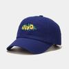 New hat female sweet flower embroidered cap go out to play versatile couple trend curved brim hat