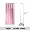 Decorative Candles Cylindrical Cylindrical Taper Candles Long Stem Candles Long Taper For Holiday Parties Home Table Decoration