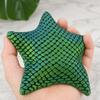 3D Printed Starfish Fidget Toy, Compact Palm-Sized Stress Relief Squishy Puzzle Toy, Flexible Durable Handheld Desk Decor Gift for Kids Adults