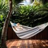 Hammocks For Outside Two-Person Tree Hammock Striped Tree Hammock Thickened Kids Camping Swing With Organizer Bag For Indoor
