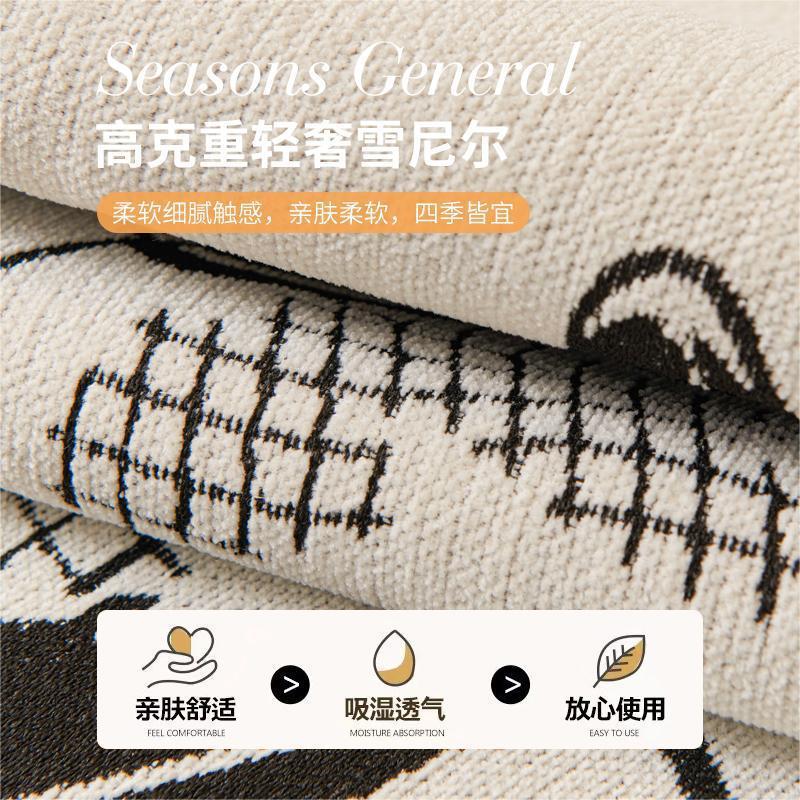 High-Grade Chenille Sofa Cushion, Universal Non-Slip In All Seasons, Simple Sofa Seat Cushion, Dustproof Light Luxury Backrest Towel