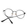Anti Blue Light Round Nearsighted Glasses For Women Men Metal Oval Short Sight Spectacles Diopter 0 -0.5 -0.75 -1.0 To -6.0