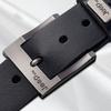 Men's PU Vintage Pin Buckle Leather Belt - Casual & Business Versatile Accessory for Jeans