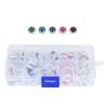 Doll Eyeballs Half Round Plastic Eyes Colorful DIY Bear Crafts Materials Halloween Accessories12MM