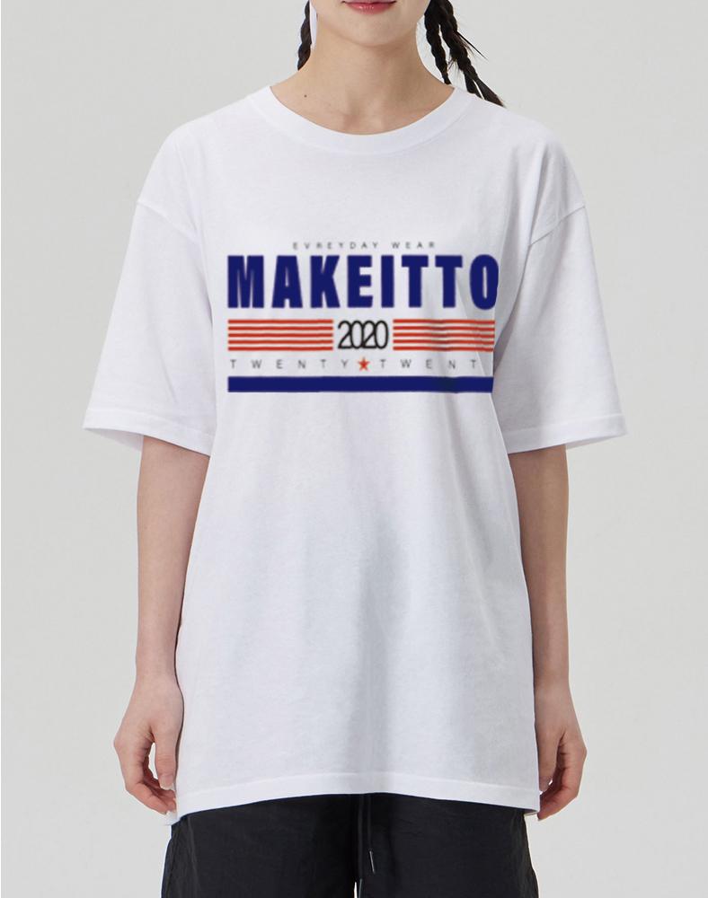 MAKEITTO [Twenty Twenty] Crew Neck Tee_White