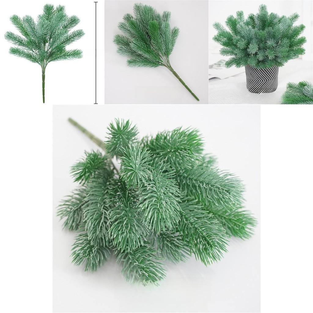 Festive Artificial Pine Needles For Wreaths With Handcrafted Plastic Conifers For Interior Decoration