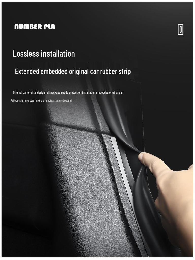 Tesla Trunk and Side Protector Decorative Modification Accessories