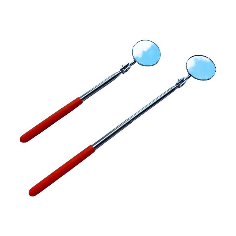 Multi-functional Telescopic Car Repair Inspection Mirror 2-section round mirror