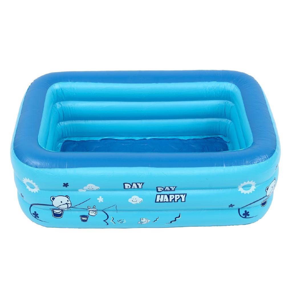 120/130/150cm Baby Home Use Paddling Pool Inflatable Swimming Pool Freeshipping Kids Inflatable Pool Blue Children Bathing Tub