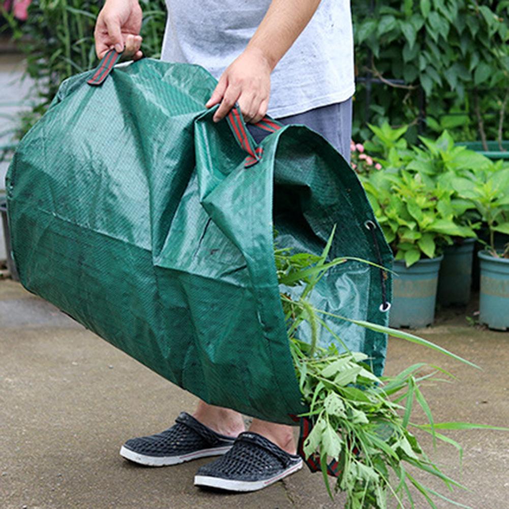 Buy Garden Yard Waste Bags Sacks Reuseable Gardening Lawn Leaf Bag Garden Tote Debris Container