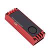 NVMe M.2 Heatsink Temperature Display Aluminum High Performance SSD Cooler with Dual Thermal Silicone Pads